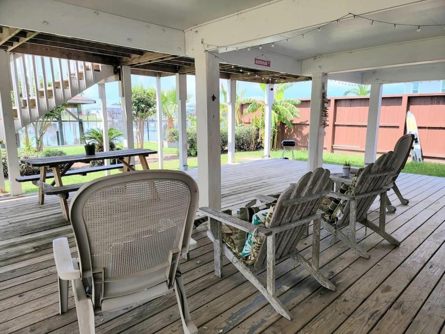 Paradise Lagoon*Bayhouse Fishing*Beach*Dogfriendly Galveston Bagian luar foto